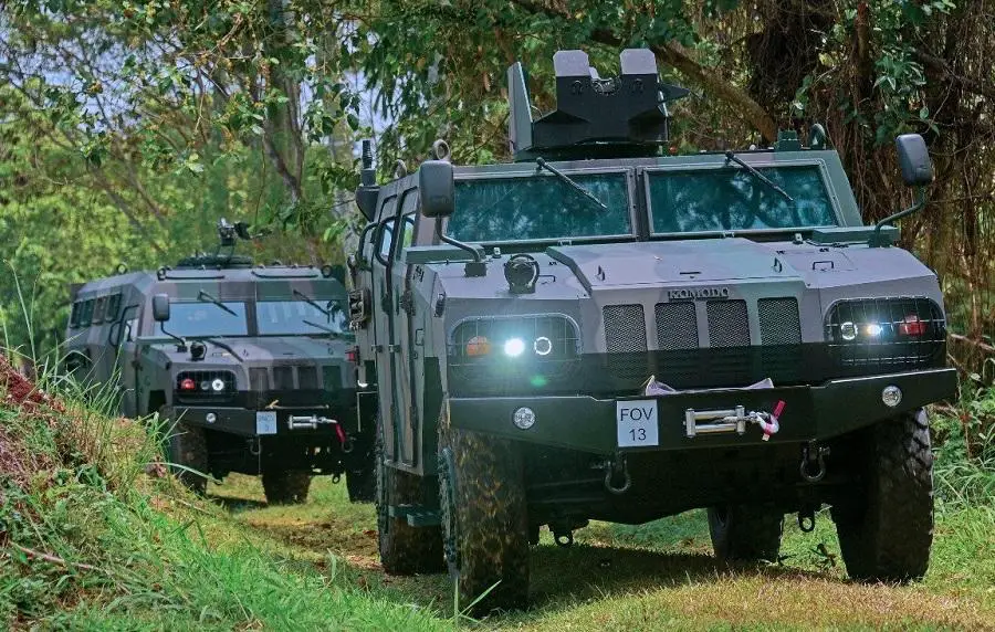 Pindad Komodo light armored vehicles