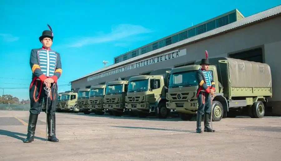 Argentine Army Acquires  54 Mercedes Benz Atego 4×4 Militarized Trucks