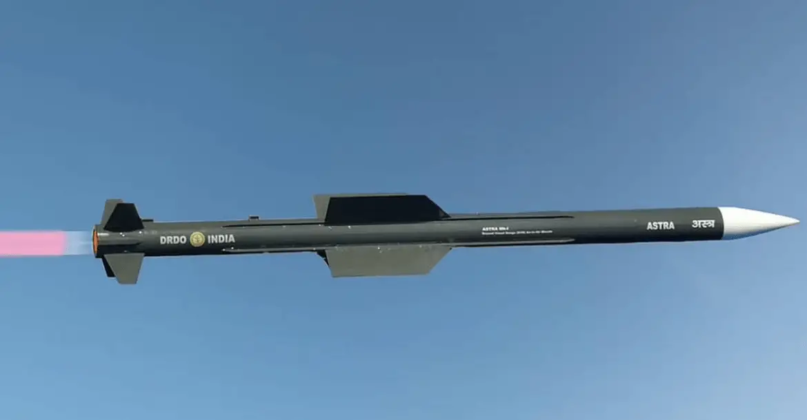 ASTRA MK-I Beyond Visual Range (BVR) Air to Air Missile (AAM)