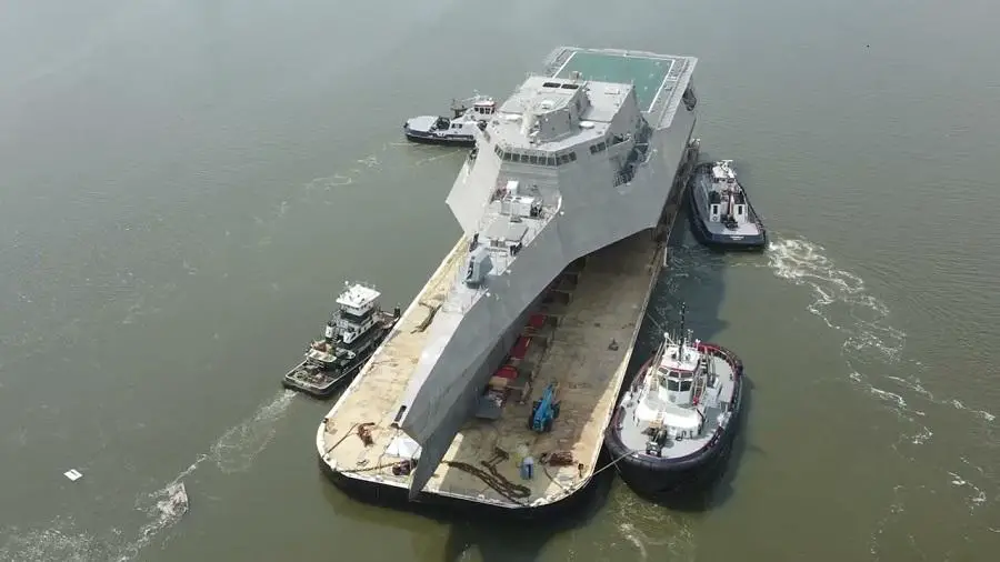 Austal Launches 17th Independence-variant Littoral Combat Ship USS Augusta (LCS 34)