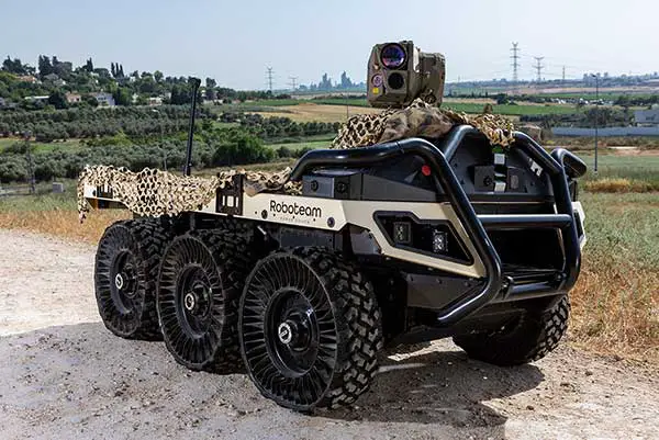 Elbit Systems Introduces COAPS-L – mounted on a ROOK UGV