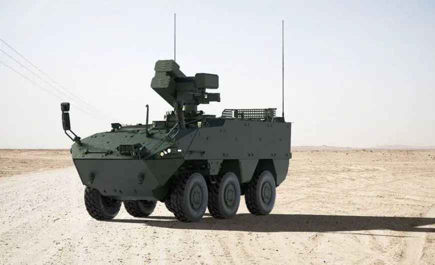 General Dynamics European Land Systems Presents PANDUR 6×6 Evo with AKERON MP Missiles