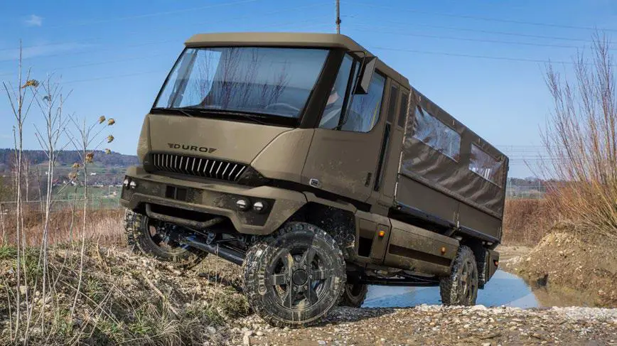 General Dynamics European Land Systems Reveals DURO-e 4x4 All-Electric All-Terrain Vehicle