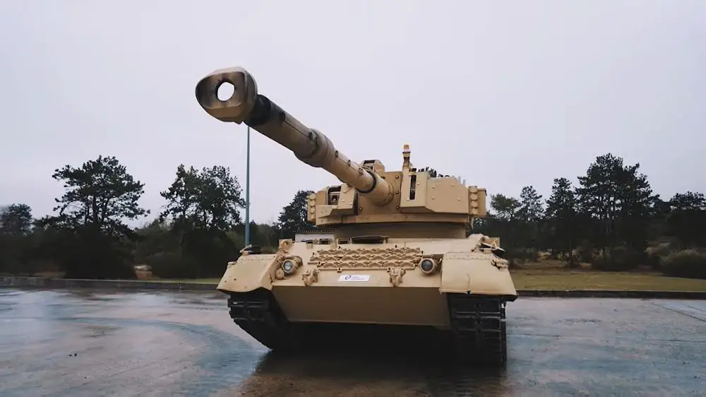 John Cockerill Unveils Leopard 1 Main Battle Tank Fitted with Cockerill 3105 Turret