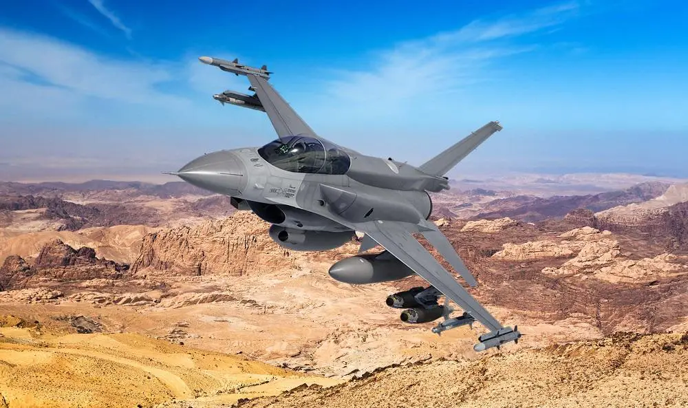 Jordan Orders Eight Lockheed Martin F-16 Block 70 Viper Fighters and 21 GE Engines