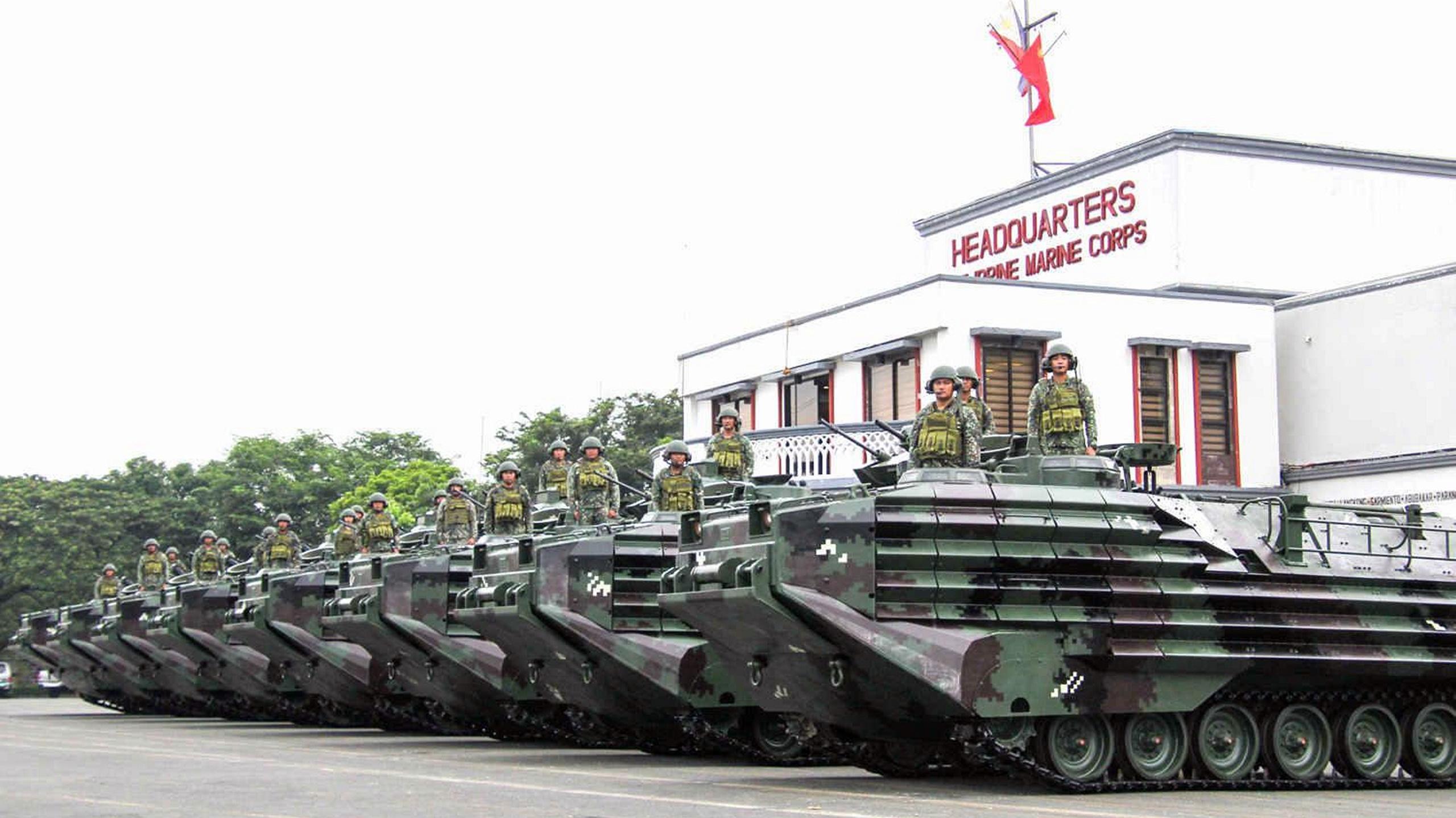Philippine Marine Corps KAAV-7A1 Amphibious Assault Vehicles