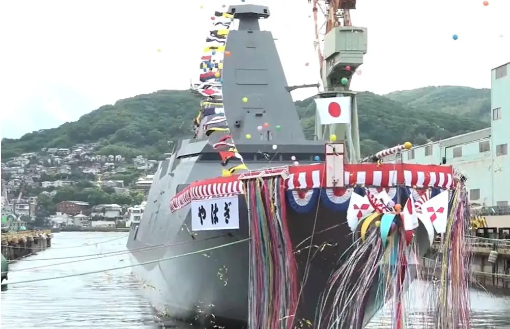Mitsubishi Heavy Industries Launches Fifth Mogami-class Frigate Yahagi (FFM-5)