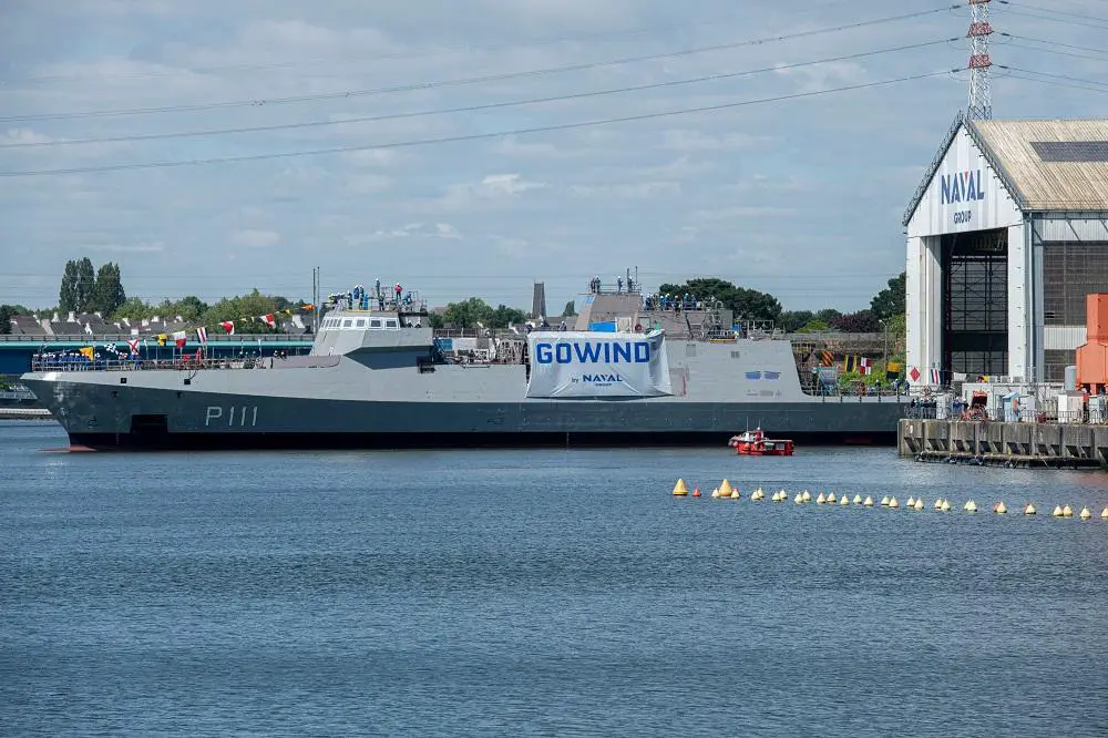Naval Group Launches Second Gowind Corvette Al Emarat for United Arab Emirates Navy