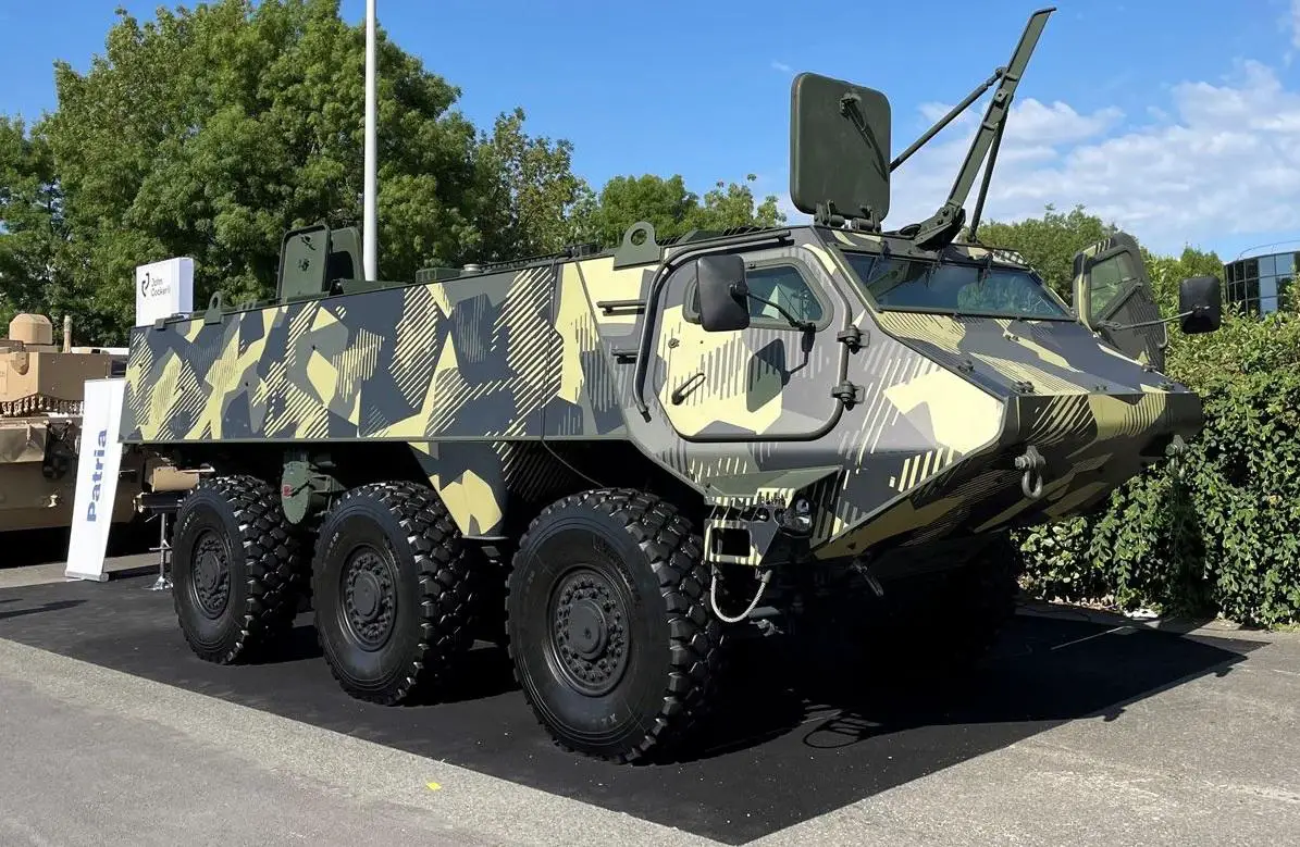 Patria 6x6 multi-role military vehicle 