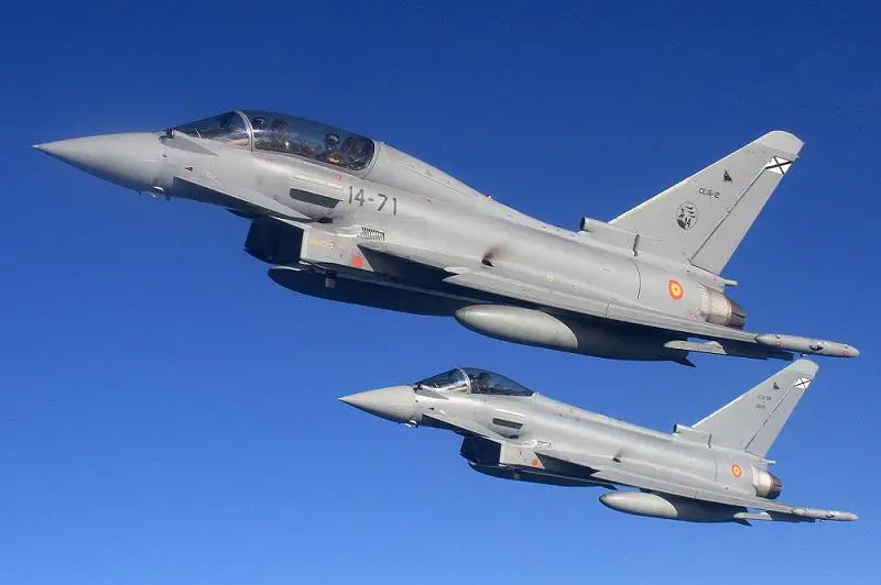 Spanish Air Force Orders 20 Eurofighter Typhoon Jets for Canary Islands