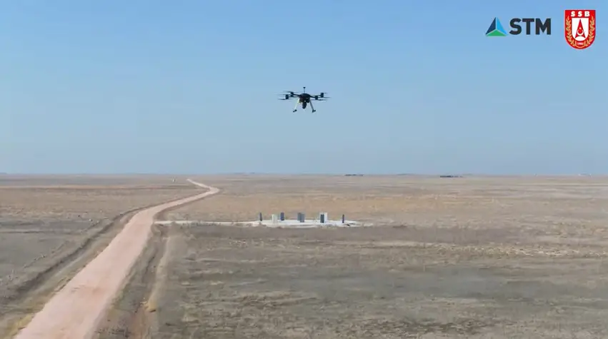 STM Delivers BOYGA Autonomous Combat Quadcopter Drone