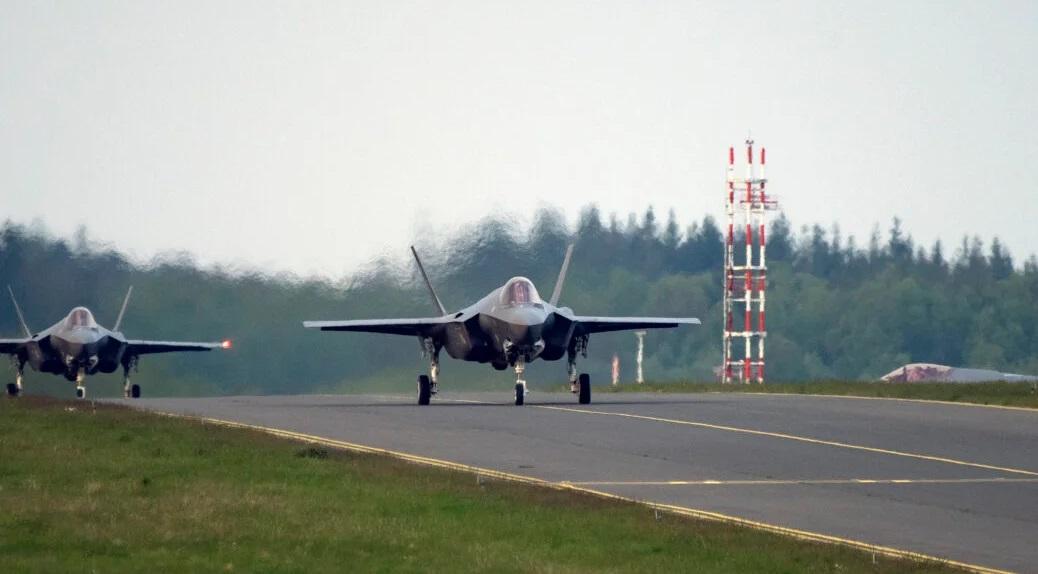 United States and Dutch F-35 Fighters Operate Together in the Black Sea Region