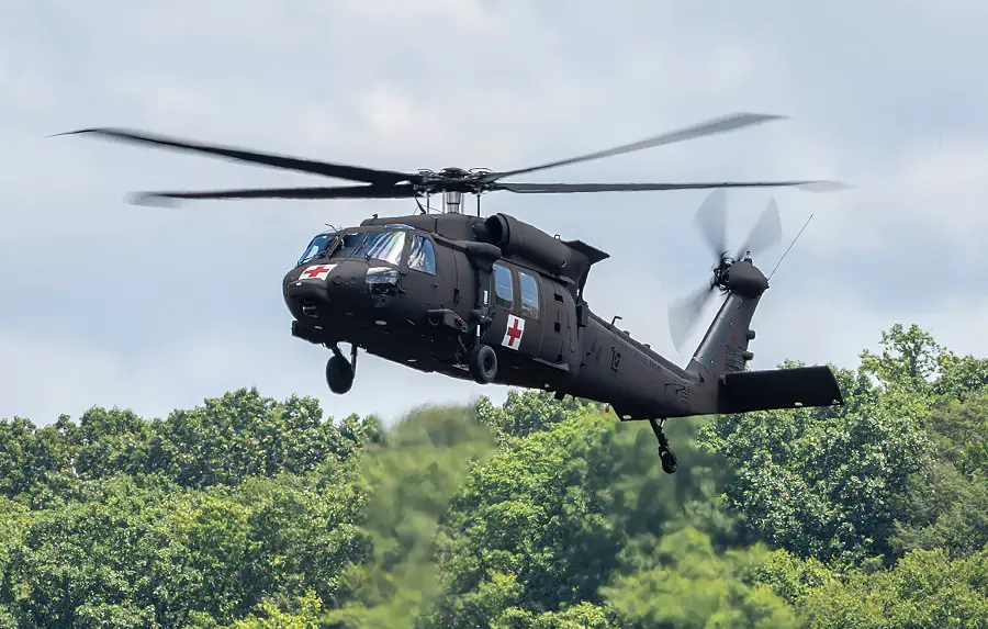 U.S. Army Sikorsky HH-60M MEDEVAC helicopter