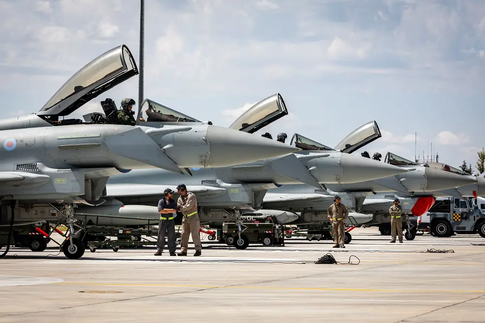 Four RAF Typhoons and personnel from 140 Expeditionary Air Wing, operating in Romania as part of Operation BILOXI, deployed from 26 Jun – 1 Jul to join a multinational air exercise alongside the Turkish, Jordanian, Pakistani and Azerbaijani Air Forces.