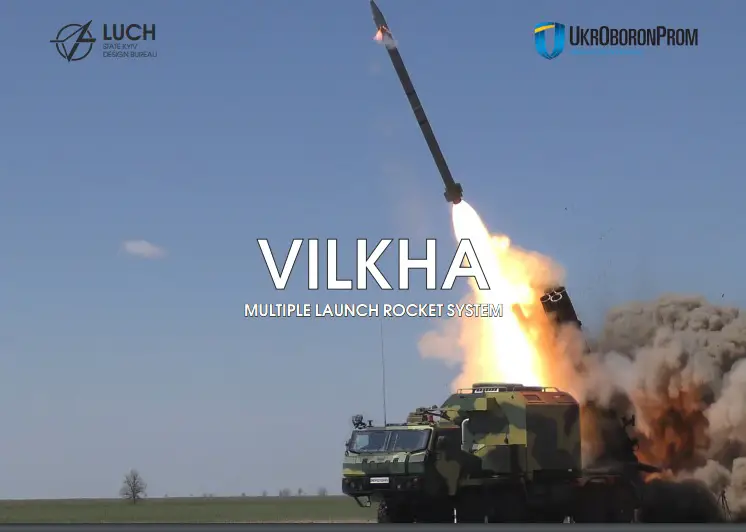 Luch Design Bureau Unveils Vilkha M Multiple Rocket Launch System (MRLS)