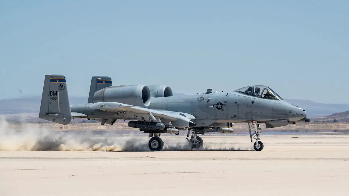 US Air Force A-10 Thunderbolt IIs Conduct Agile Combat Employment Training on Rogers Dry Lake Bed