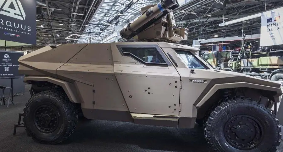 Arquus Unveils Scarabee Light Armoured Vehicle with New Swinging Doors Version