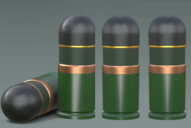 Atom 40 mm high-velocity airburst grenade 
