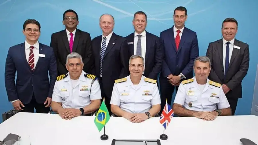 BAE Systems and Brazilian Navy officials sign support contract for radar and CMS fitted on Brazil’s aircraft carrier NAM Atlantico