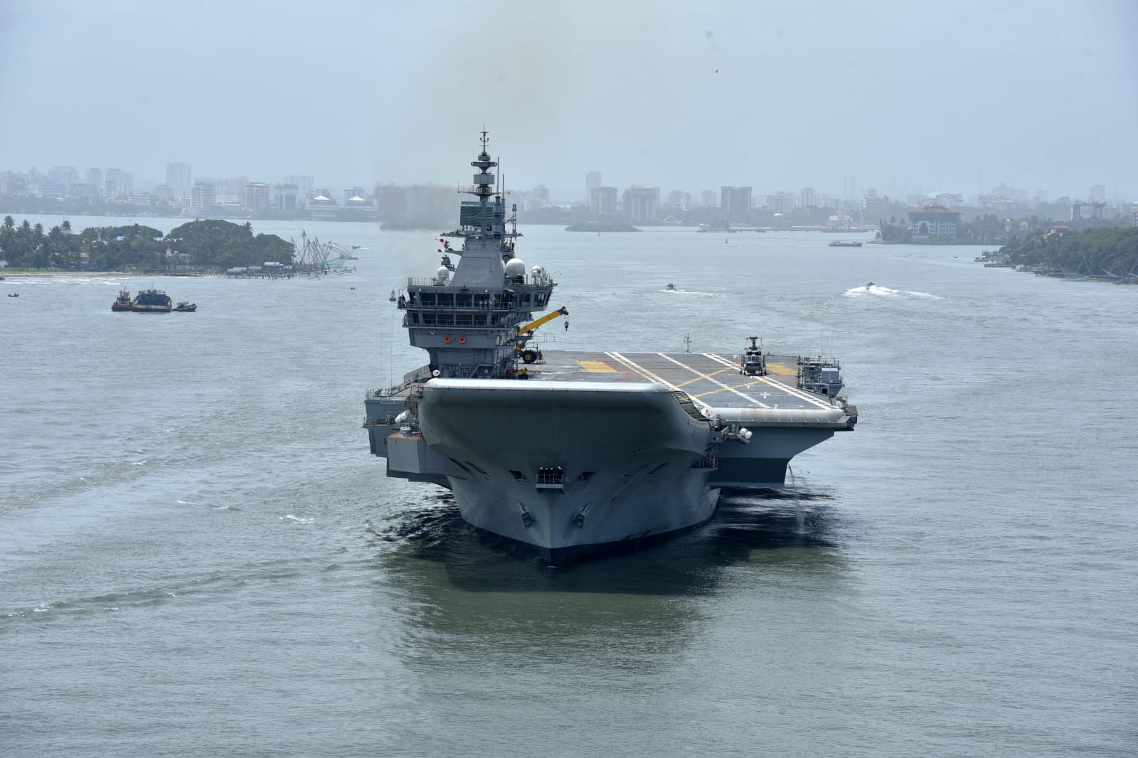 Indian Navy INS Vikrant (IAC-1) Concludes Fourth Phase of Sea Trials