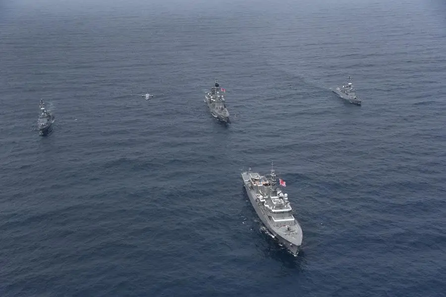 Japan Maritime Self-Defense Force Conducted Goodwill Exercise with Colombian Navy