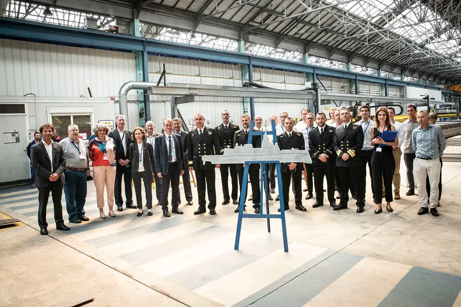 Naval Group Cuts Steel for Hellenic Navy’s 2nd FDI Frigate in Lorient