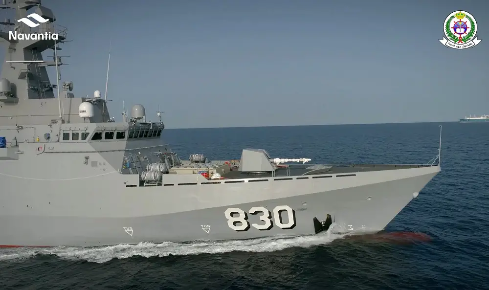 Royal Saudi Naval Forces  Al Jubail-class Corvette Al Diriyah (830) 