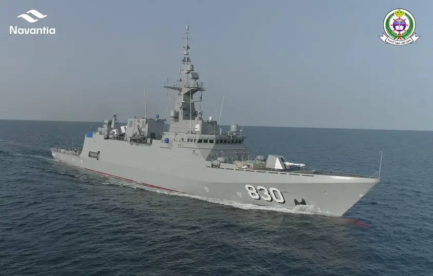 Navantia Delivers Corvette Al Diriyah (830)  to Royal Saudi Naval Forces