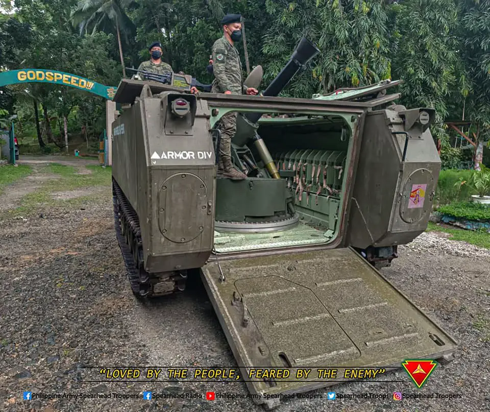 Philippine Army Deploys New Armored Mortar Carrier to Support 3rd Infantry Division Area