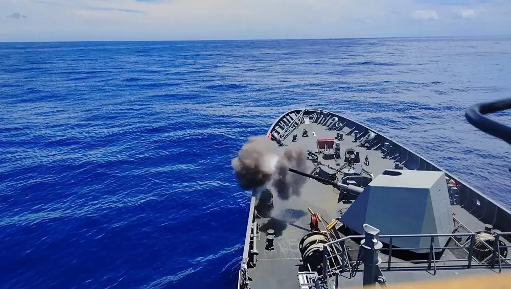 Philippine Navy Frigate BRP Antonio Luna Tests Firepower during RIMPAC 2022