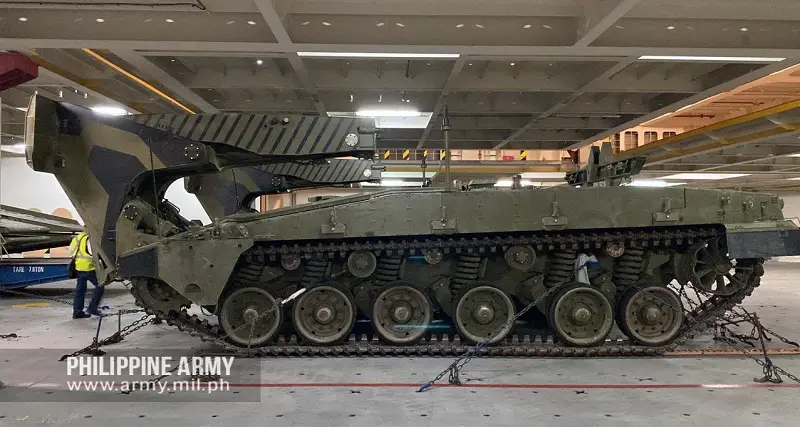 Philippines Army Receives Merkava IV-based Armored Vehicle-launched Bridge (AVLB) 