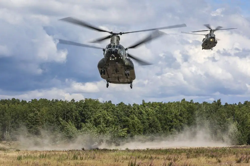 RAF Chinooks are currently deployed to the Baltic region as Aviation Task Force 3. They are based at Amari Air Base to support the Agile Task Force and the British-led NATO enhanced Forward Presence (eFP) Estonia. 