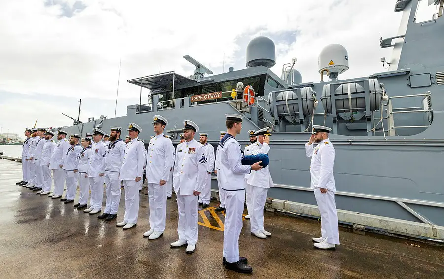 Royal Australian Navy First Evolved Cape-class Patrol Boat Arrives in Her Home Port