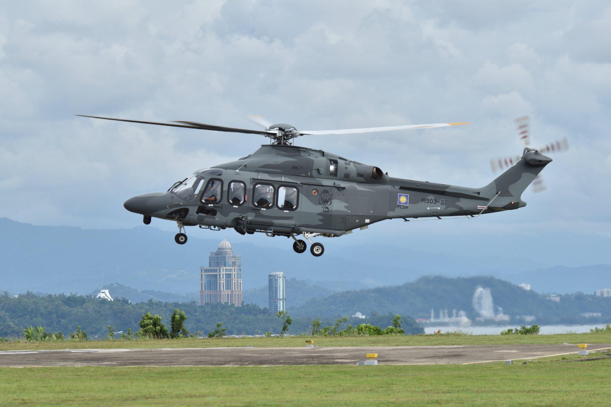 Royal Malaysian Navy Establishes 503rd Squadron AW139 Medium-lift Utility Helicopter