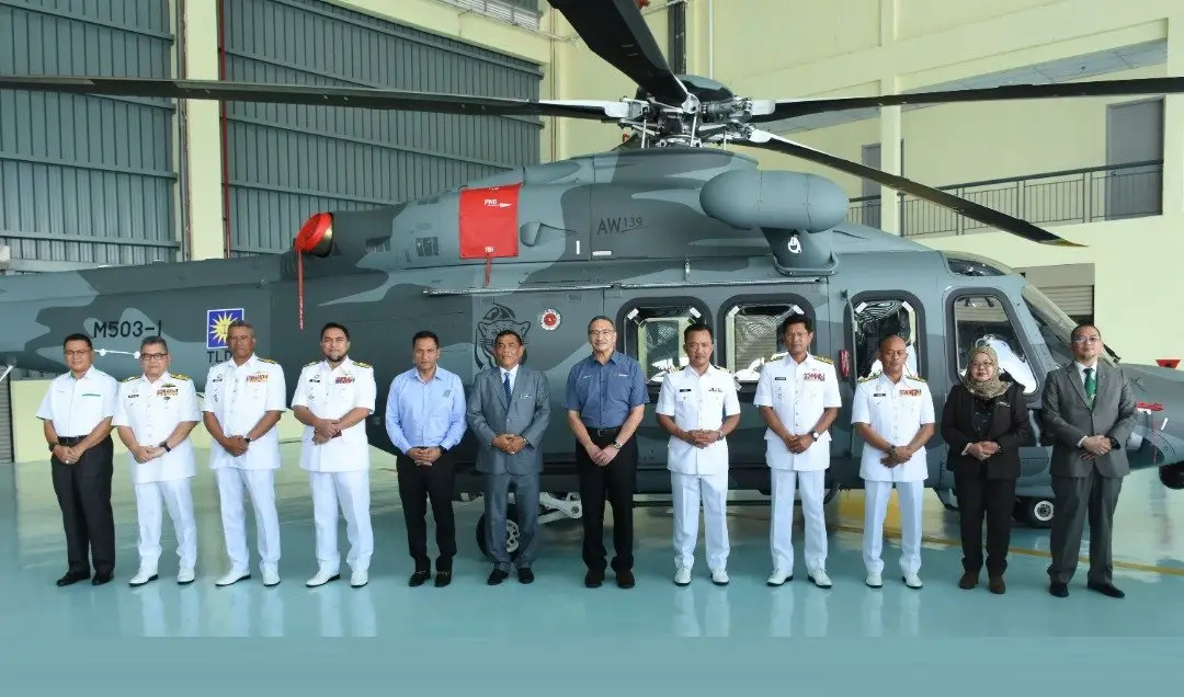 Royal Malaysian Navy Establishes 503rd Squadron AW139 Helicopter