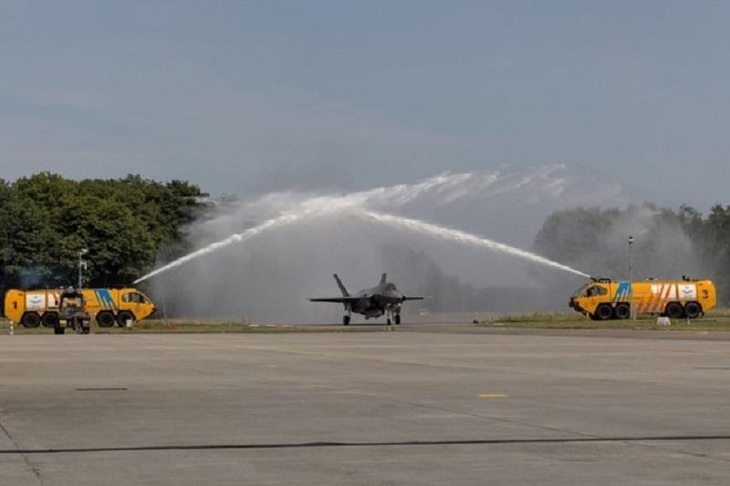 Royal Netherlands Air Force F-35s Arrive in Air Combat Command Volkel Air Base