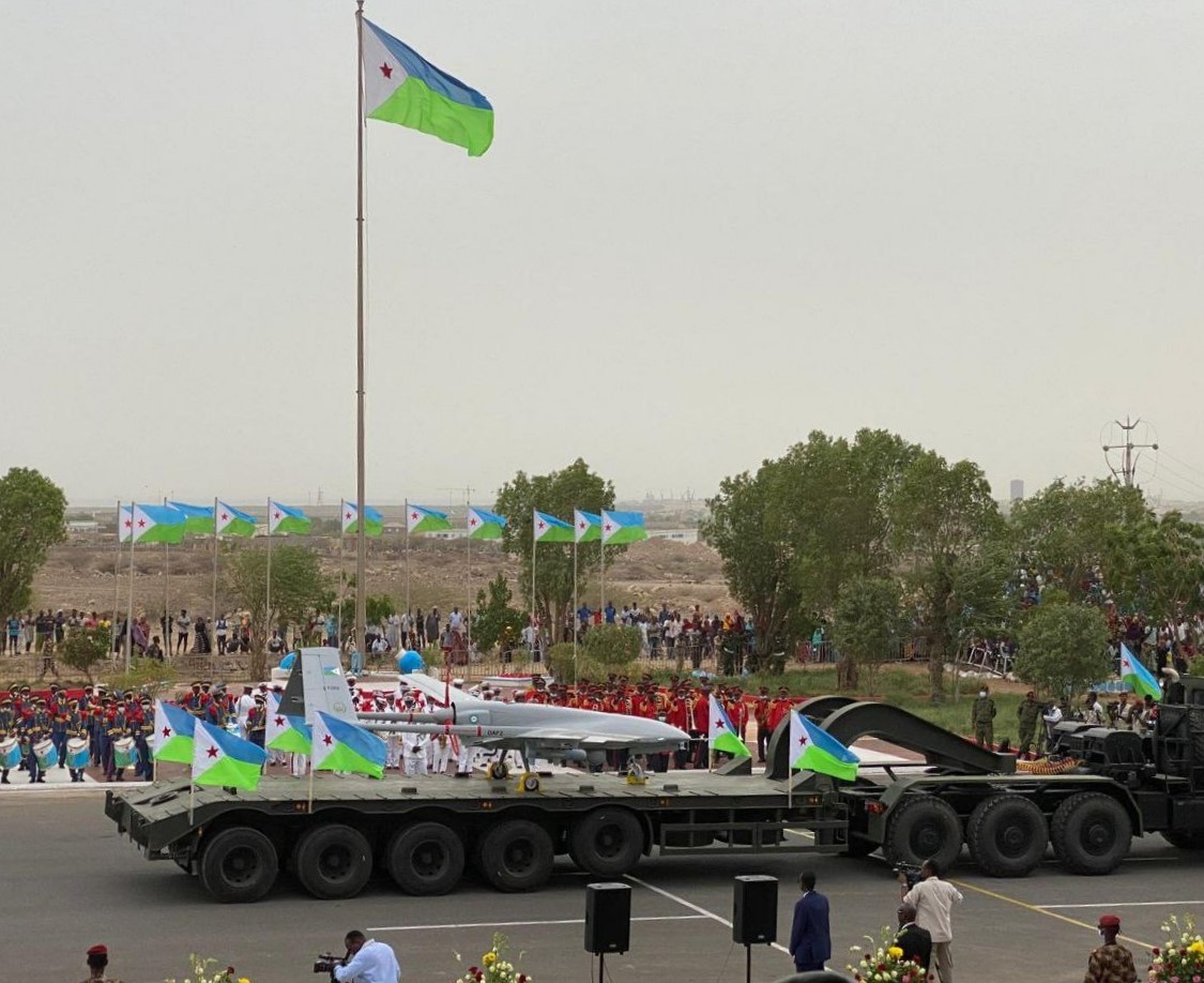 Turkey’s Bayraktar TB2 Unmanned Combat Aerial Vehicle Spotted in Military Parade in Djibouti