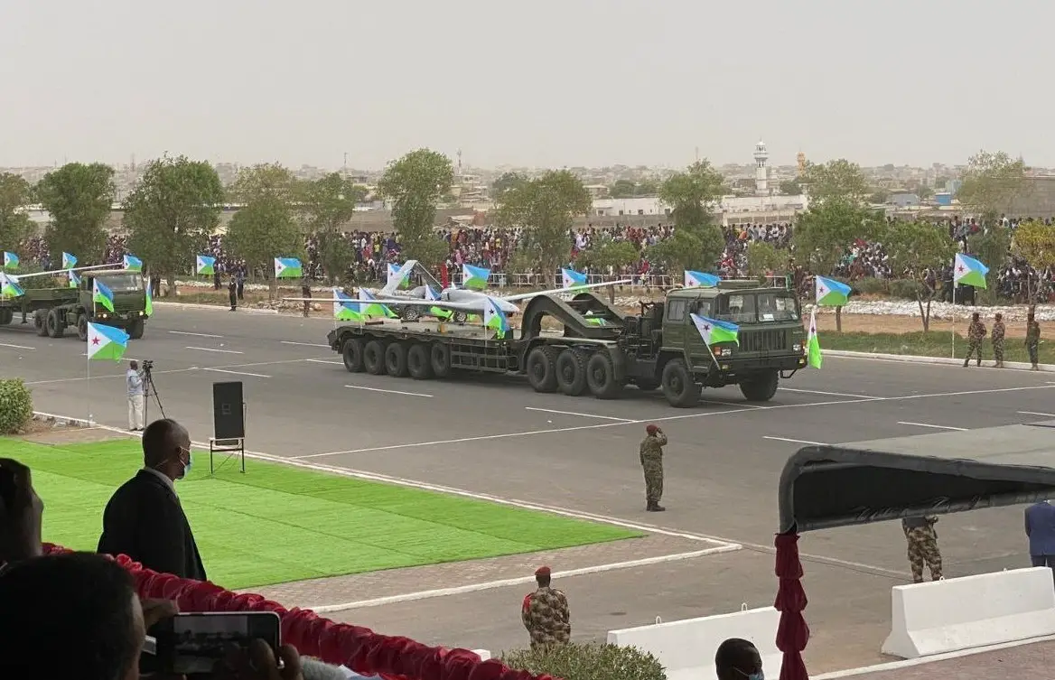 Turkey’s Bayraktar TB2 Unmanned Combat Aerial Vehicle Spotted in Military Parade in Djibouti