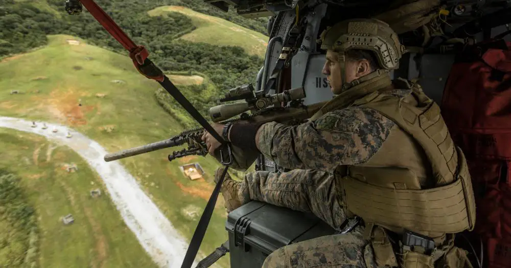 US Marines Improve Advanced Marksmanship with Aerial Sniper Training at Camp Schwab, Japan