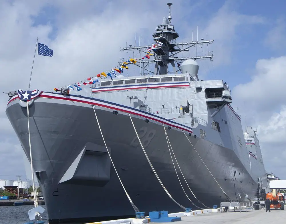US Navy San Antonio-class USS Fort Lauderdale (LPD 28) Commissions