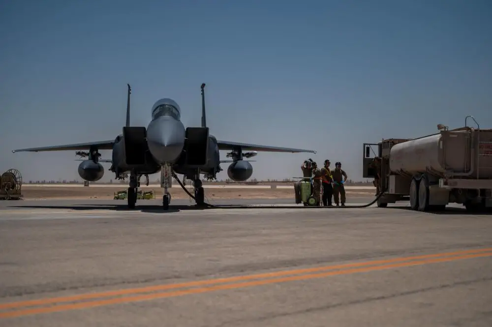 USAFE F-15Es Arrive in AFCENT for Cross-combatant Command ACE Training