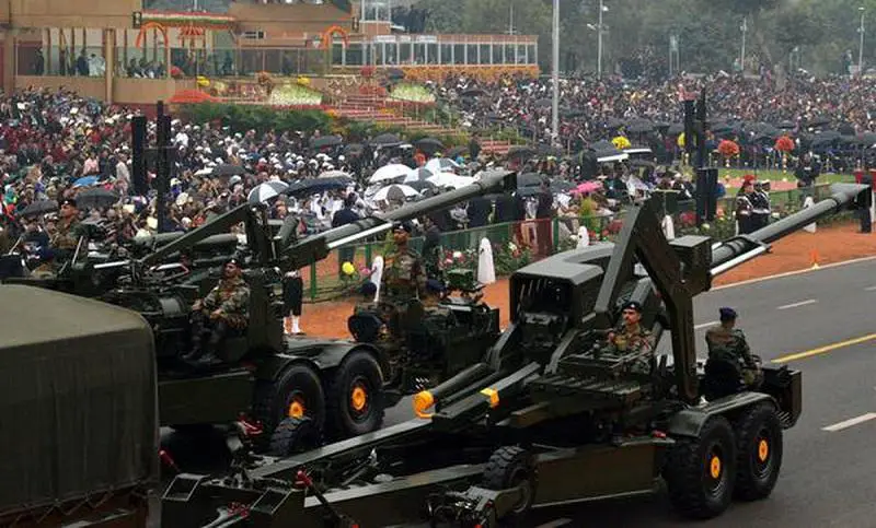  Advanced Towed Artillery Gun System (ATAGS) on display in Republic Day Parade 2017