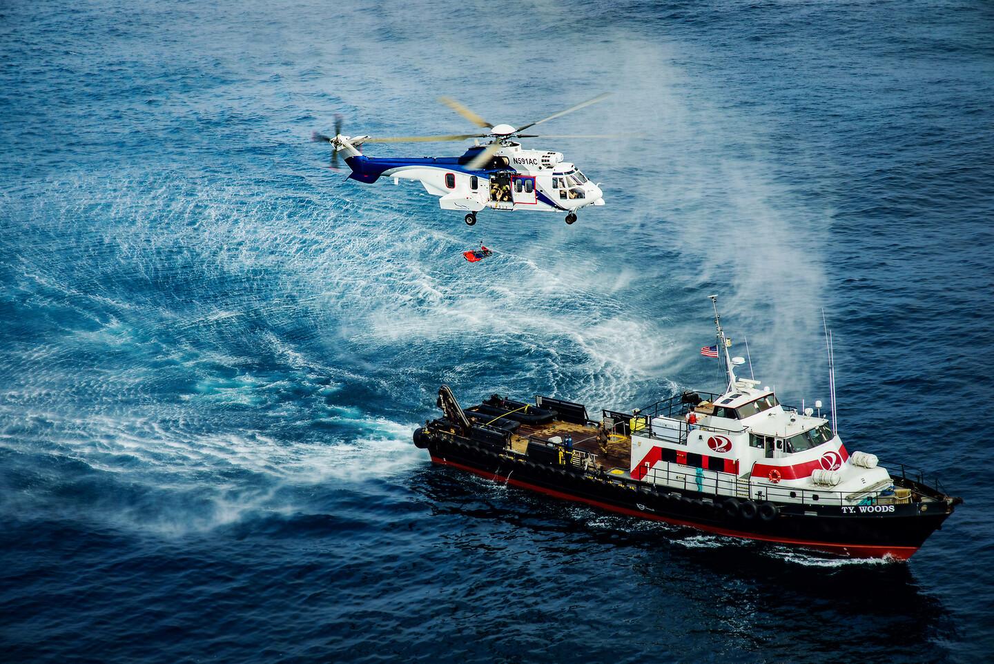 Air Center’s H225s Helps US Air Force Pararescue Reach Operational Excellence in Offshore Training