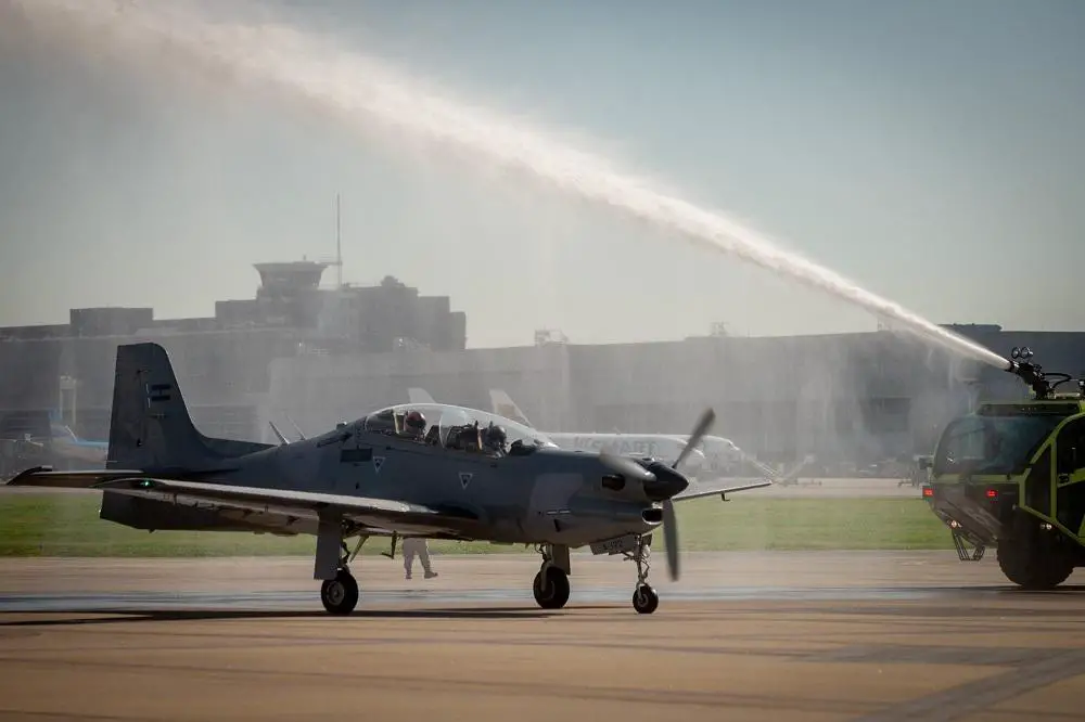 Argentine Air Force Receives First Modernised Embraer EMB-312 Tucano Trainer Aircraft