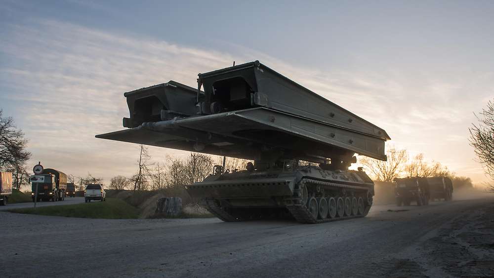 BIBER Armoured Bridge-laying Vehicle