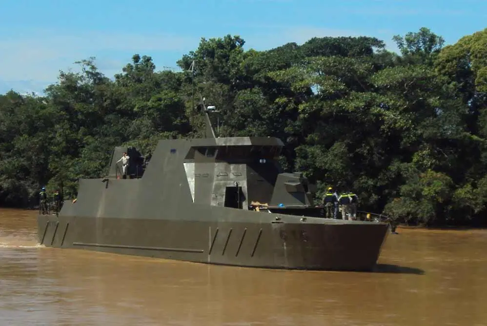 Colombian Navy Launches Light Riverine Patrol Support Vessel Cristian Rangel Hernandez