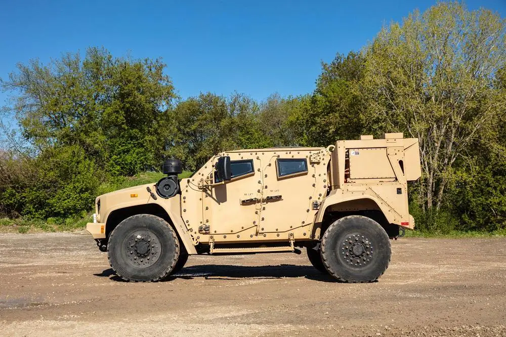 Oshkosh Defense hybrid electric Joint Light Tactical Vehicle (eJLTV)