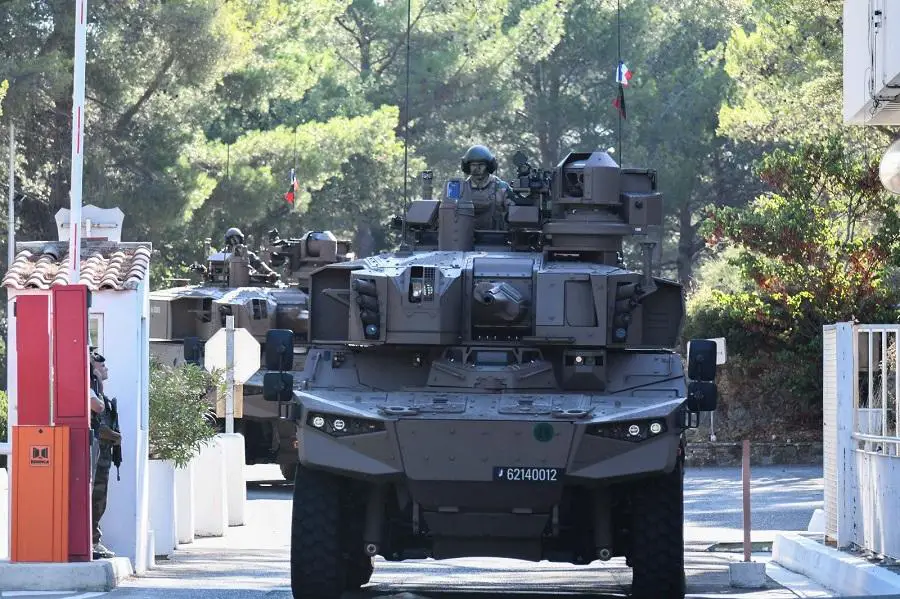French 1st Foreign Cavalry Regiment Receives EBRC Jaguar Armoured Reconnaissance Vehicles