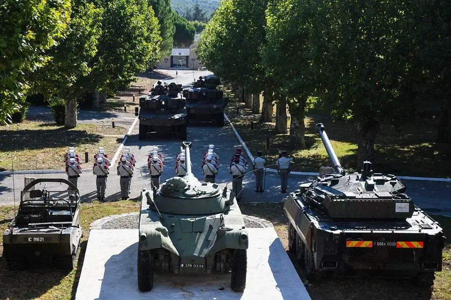 French 1st Foreign Cavalry Regiment Receives EBRC Jaguar Armoured Reconnaissance Vehicles