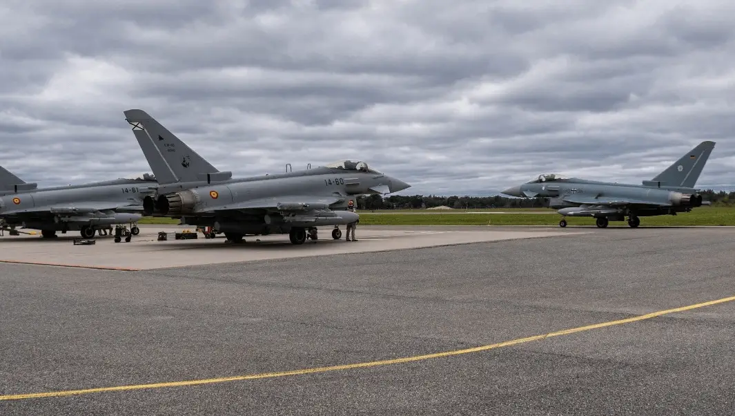 Germany and Spain Eurofighter Typhoons Prepare for Combined Air Policing Missions